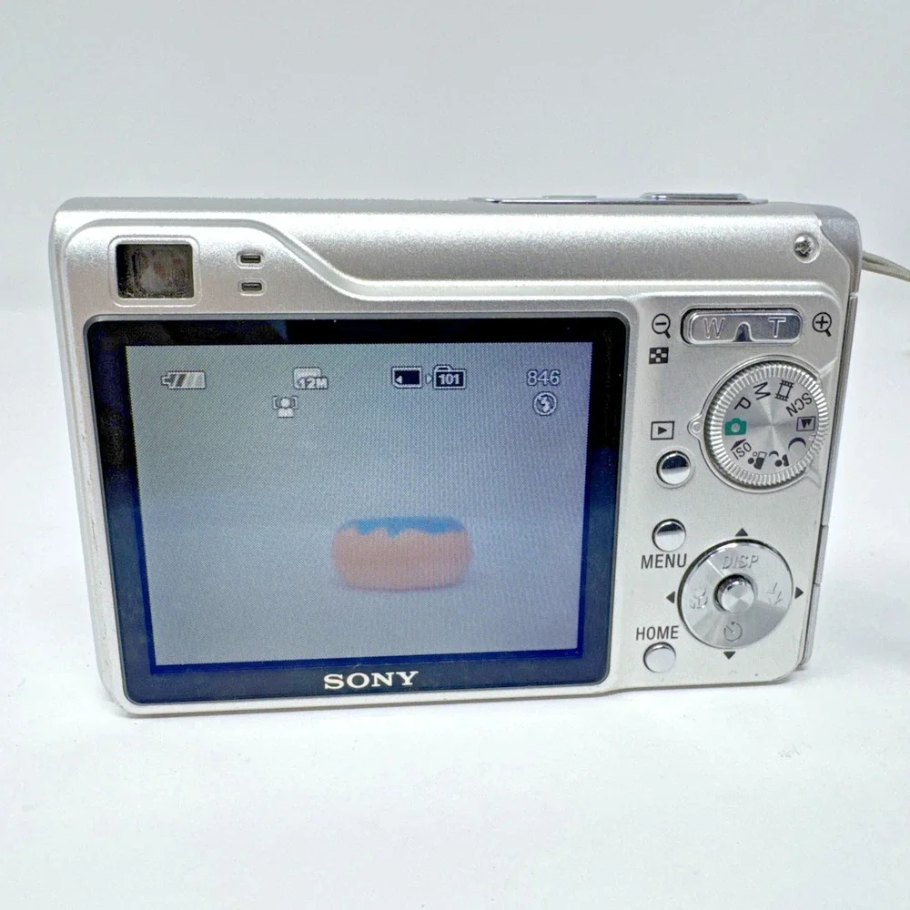 Sony CyberShot DSC-W200 Silver 2.1 MP Digital Camera Bundle with/Box